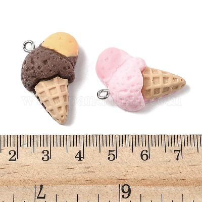 Подвески из непрозрачной смолы RESI-Z038-17P-1