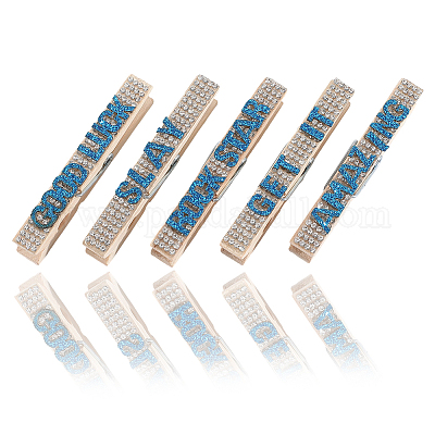30 шт. 5 стиля стразы для черлидинга AJEW-SP0002-58A-1