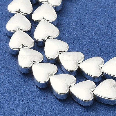 Гальванические нити из синтетических немагнитных гематитовых бусин G-U003-19A-02-1