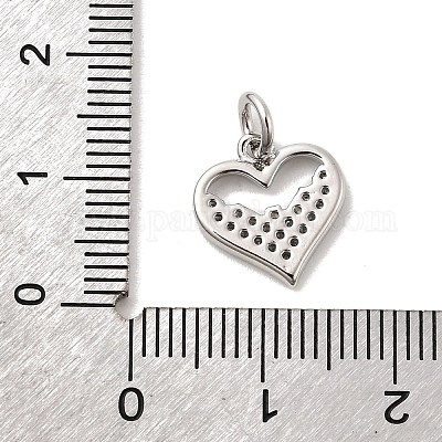 Латунные микро проложить кубического циркония подвески KK-C139-25C-P-1