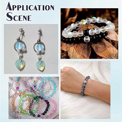 100шт 10 цвета стеклянные бусины G-SP0001-02-1