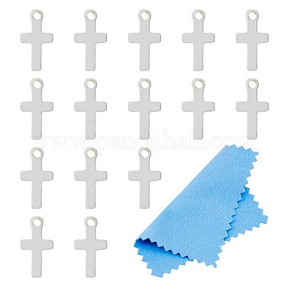 15 шт. 925 серебряные крестообразные цепочки-удлинители STER-DC0001-56-1