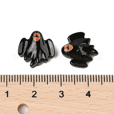Кабошоны из непрозрачной смолы на тему Хэллоуина CRES-M037-07E-1