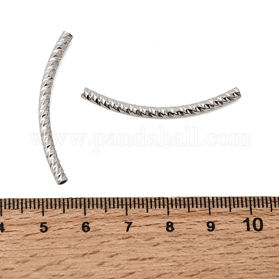 Трубчатые бусины из нержавеющей стали 304&nbsp;STAS-B128-13C-P-1