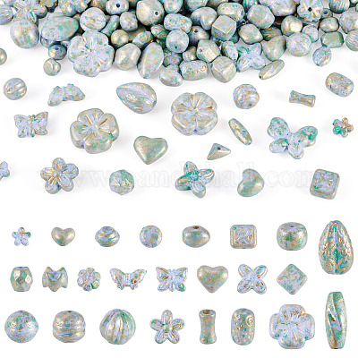 100 г непрозрачных акриловых бусин OACR-TA0003-75-1