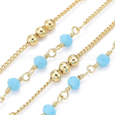 3.28 фут ручной работы из латуни цепочки для бордюров X-CHC-I035-02G-05-1