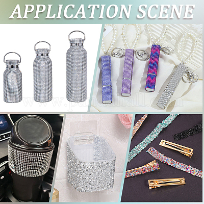 Самоклеящиеся стеклянные стразы горячей фиксации DIY-WH20013-98A-1