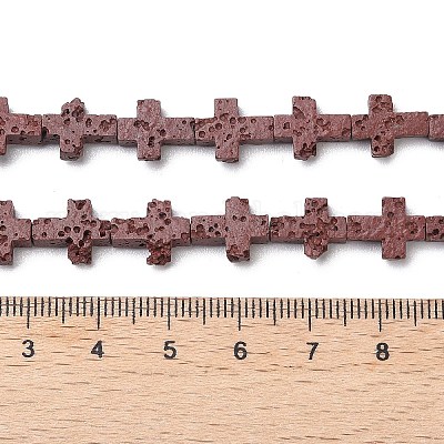 Синтетические бусины из лавы G-B087-01A-07-1