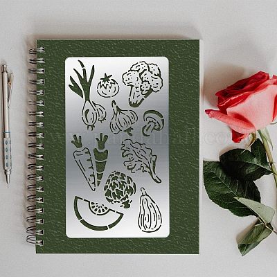 4шт 4 трафарета для резки из нержавеющей стали 304 DIY-FG0002-17-1