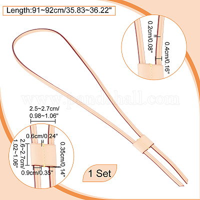 Наборы шнуров для кожаной сумки и слайдеров&nbsp;DIY-WH0453-50B-01-1