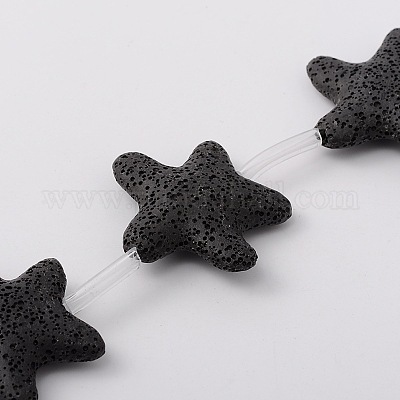 Синтетические бусины из вулканической породы G-N0096-18-1