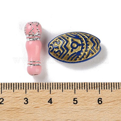 Непрозрачные акриловые бусины MACR-L005-04A-1