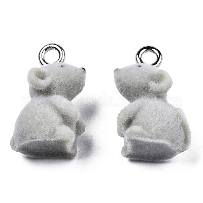 Кулоны из флокированной смолы X-RESI-N032-06-1