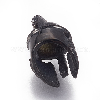 Бусины из нержавеющей стали 304 со стразами STAS-F212-067B-1