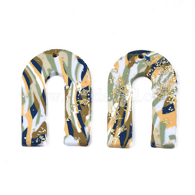 Полимерной глины ручной работы подвески CLAY-N010-027B-1