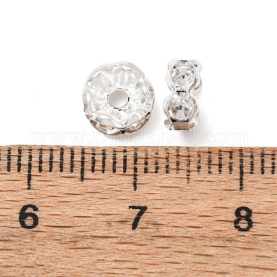 Латунные бусины разделители для поставки стразов RB-A014-L7mm-01S-1