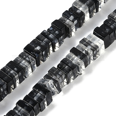 Бусы лэмпворк ручной работы LAMP-Q037-02B-11-1