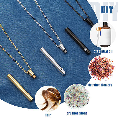 3 шт. 3 цвета 304 нержавеющая сталь тросовые цепочки ожерелья NJEW-CA0001-24-1