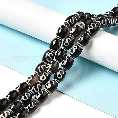 Тибетского стиля DZI бисер нитей G-F726-A08-1