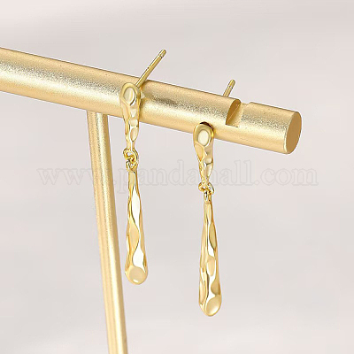 S925 серьги-гвоздики из стерлингового серебра в форме палочки II9933-1