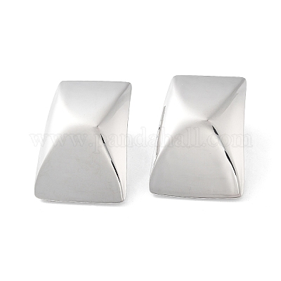 Некорневая серьга-гвоздик из нержавеющей стали 304 EJEW-H116-01D-P-1