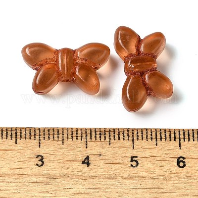 Прозрачные бусины лэмпворк LAMP-P065-02A-05-1