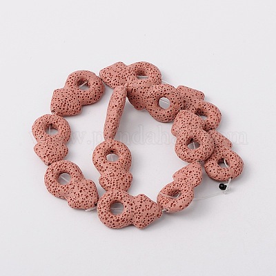 Синтетические бусины из вулканической породы G-N0093-19-1