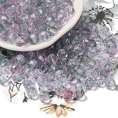 Прозрачные цвета стеклянные круглые бусины SEED-F006-04A-07-1