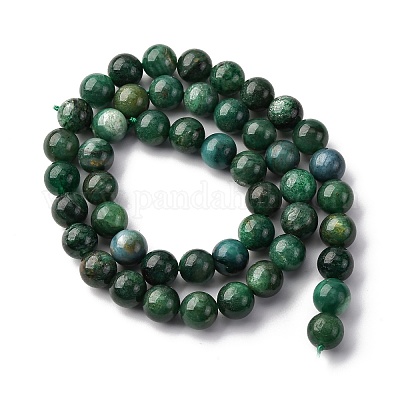 Бусины из натурального фуксита G-K393-A02-8mm-1