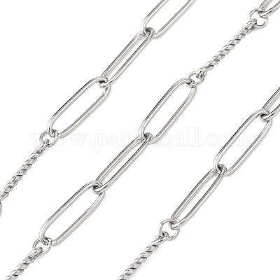 Овальные звенья цепи из нержавеющей стали 304 CHS-H117-16P-1