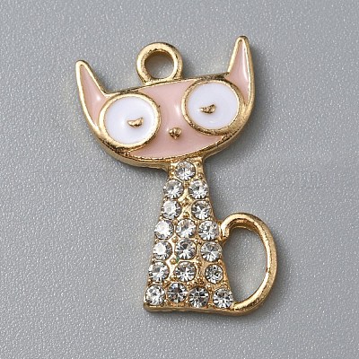 Подвески из эмали и сплава ENAM-WH0065-25KCG-01-1