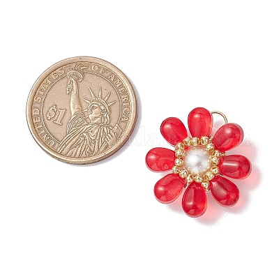 Стеклянные подвески PALLOY-MZ00656-06-1