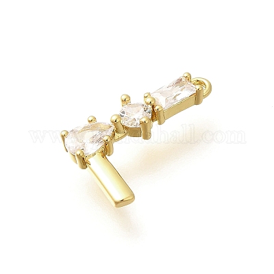 Латунные микро проложить кубического циркония подвески KK-M310-01G-12-1