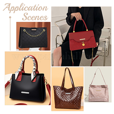 24 комплект 2-х цветных декоративных застежек из цинкового сплава для сумок&nbsp;FIND-WR0010-66-1