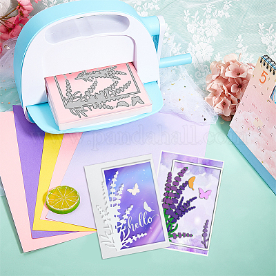 Углеродистая сталь разрезает трафареты DIY-WH0309-1620-1