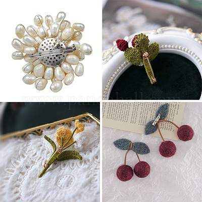 Фурнитура для броши из нержавеющей стали 304 STAS-L221-01A-1