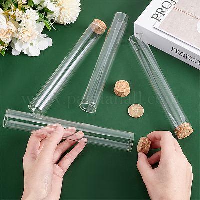 10 шт пустые стеклянные пробирки AJEW-BC0006-88B-1