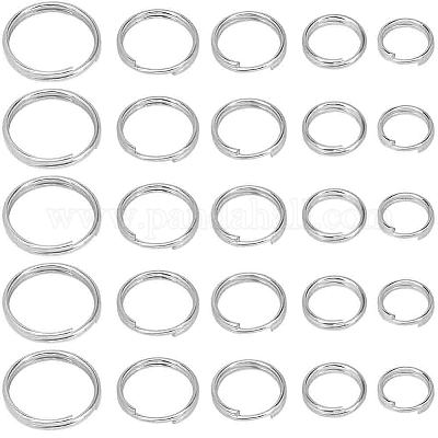 500 шт. 5 стиля разъемных колец из нержавеющей стали 304 STAS-SP0001-65-1