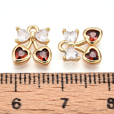 Латунные микро проложить кубического циркония подвески KK-N261-94D-G-1