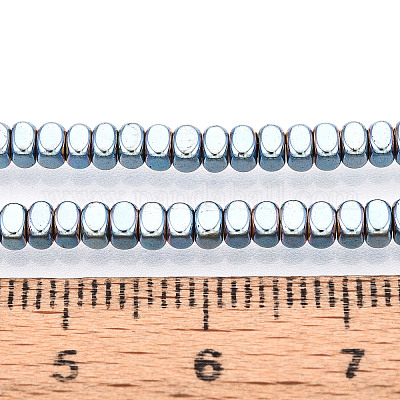 Гальванические нити из синтетических немагнитных гематитовых бусин G-T139-61C-1