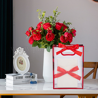 12 шт. прямоугольные пластиковые подарочные пакеты ABAG-SP0001-07C-1