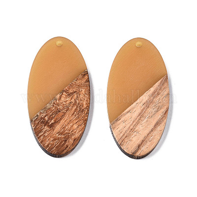 Подвески из смолы и ореха RESI-S389-071A-A01-1