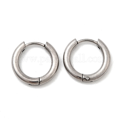 316f серьги-кольца из нержавеющей стали EJEW-D341-01G-P-1