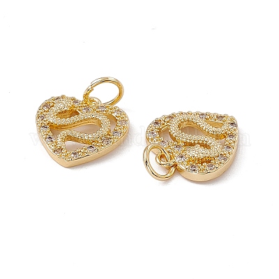Латунные микро проложить кубического циркония подвески KK-E068-VC005-01-1