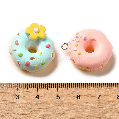 Непрозрачные подвески из искусственной смолы RESI-G093-01-1