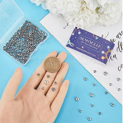 240 шт. 3 стиля 304 нержавеющая сталь разделительные бусины STAS-SC0006-72-1