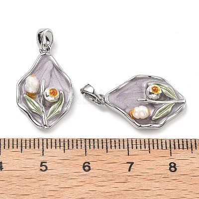 Латунь эмаль подвески KK-B129-25P-02-1