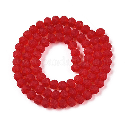 Прозрачные стеклянные бусины X-EGLA-A044-T6mm-MD01-1