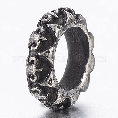 Европейские бусины из нержавеющей стали 304&nbsp;LS-STAS-F160-15B-1