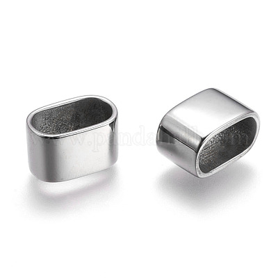 Не тускнеющие скользящие подвески/слайдерные бусины из нержавеющей стали марки 304 STAS-O101-59P-1